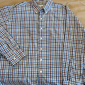 Peter Millar Multicolor Plaid Button Down Shirt